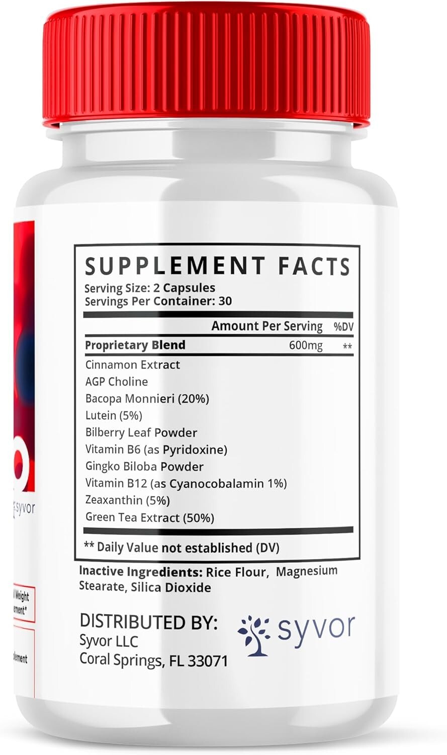 Gluco Bio Blood Sugar Balance Pills, GlucoBio Heart Health Support 60 Capsules