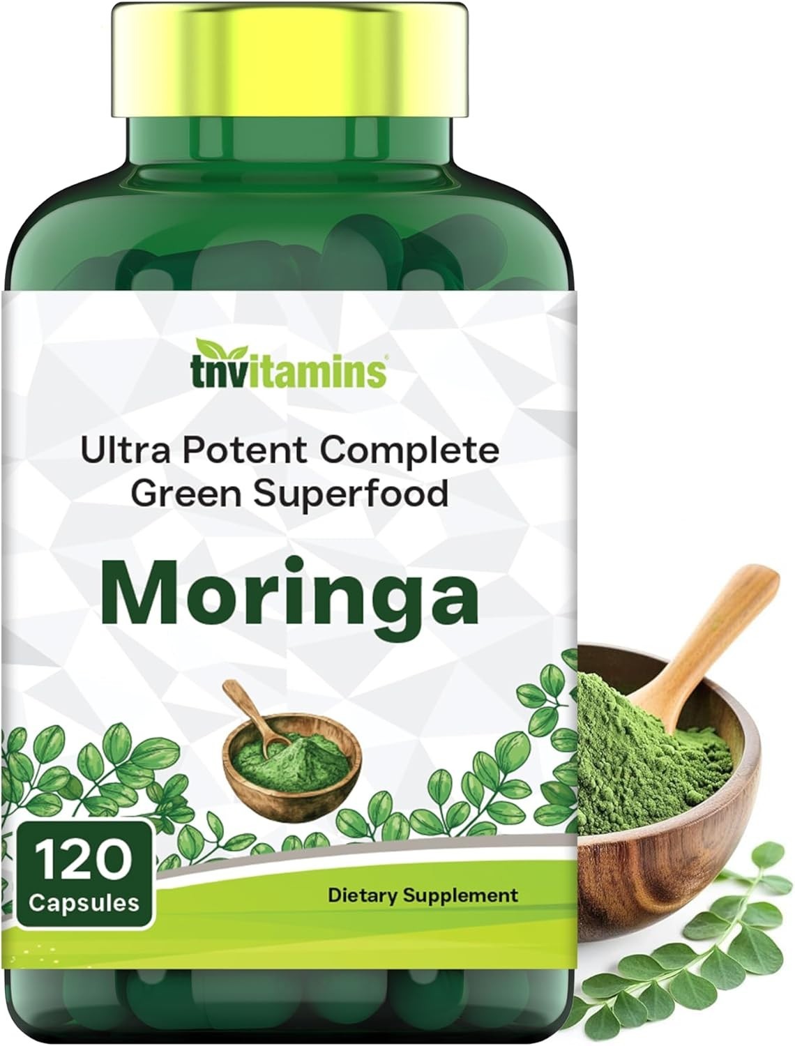 tnvitamins Moringa 120 Capsules | High Potency