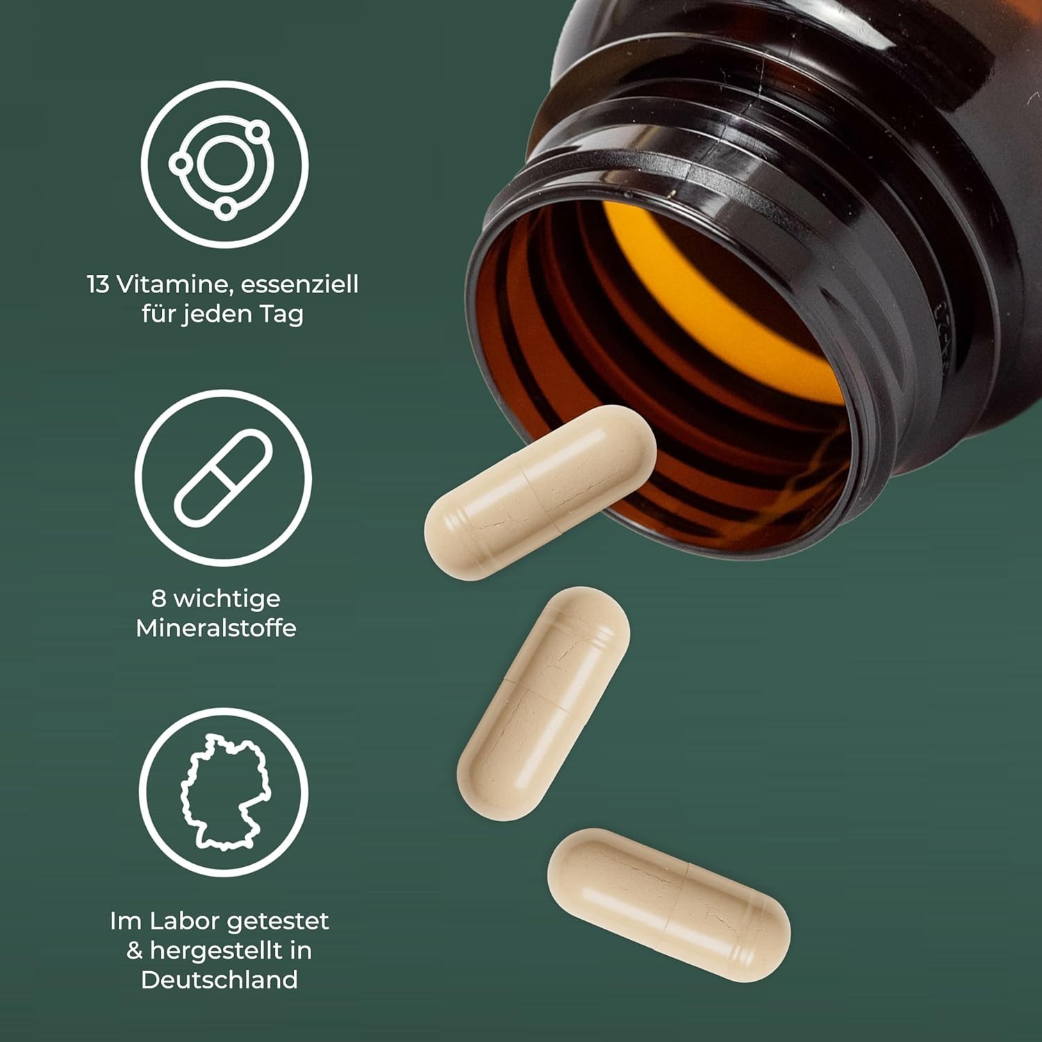 Primal Harvest Multivitamin – Energy, Immunity & Wellness with 21 Nutrients