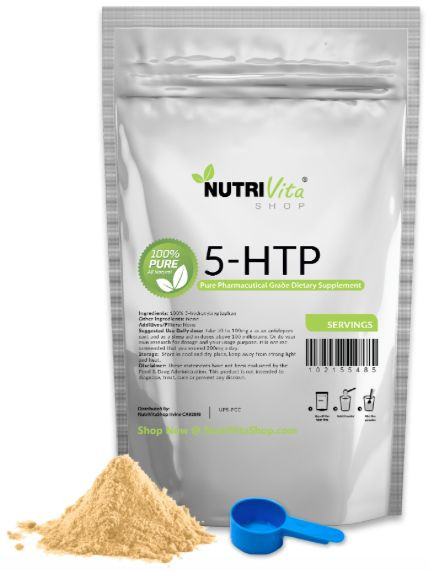 5-HTP 100% Powder 2500 grams PURE Anti-Depressant Mood Enhancer USP GRADE