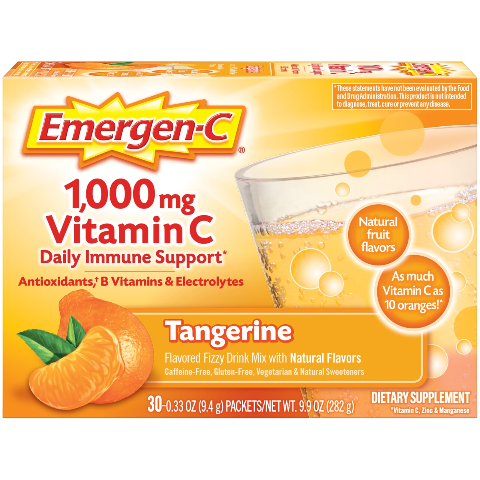Emergen-C 1000mg Vitamin C Powder, with Antioxidants, B Vitamins and