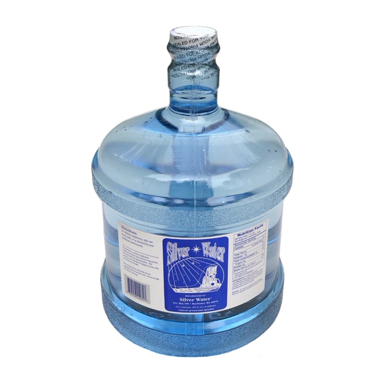 Silver Water Colloidal Silver 3ppm, 2 gallon.