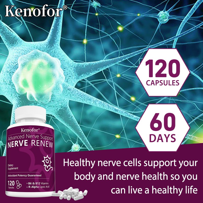 Nerve Support With Benfotiamine Stabilized R-Alpha Lipoic Acid 120 Capsules