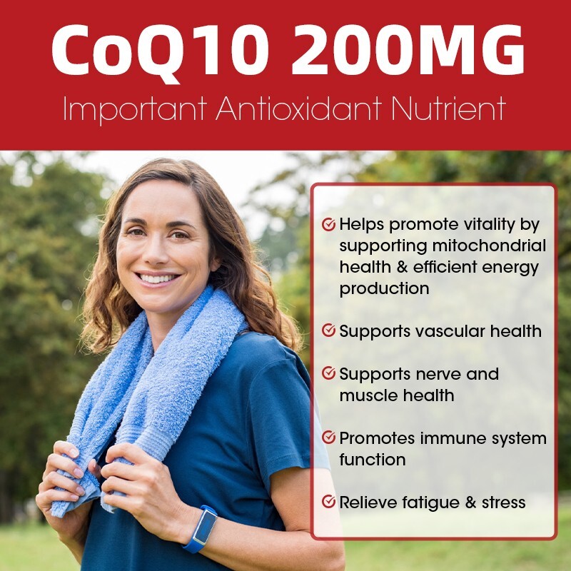 COQ 10 Coenzyme Q-10 300mg Heart Health Support, Increase Energy & Stamina 120PC