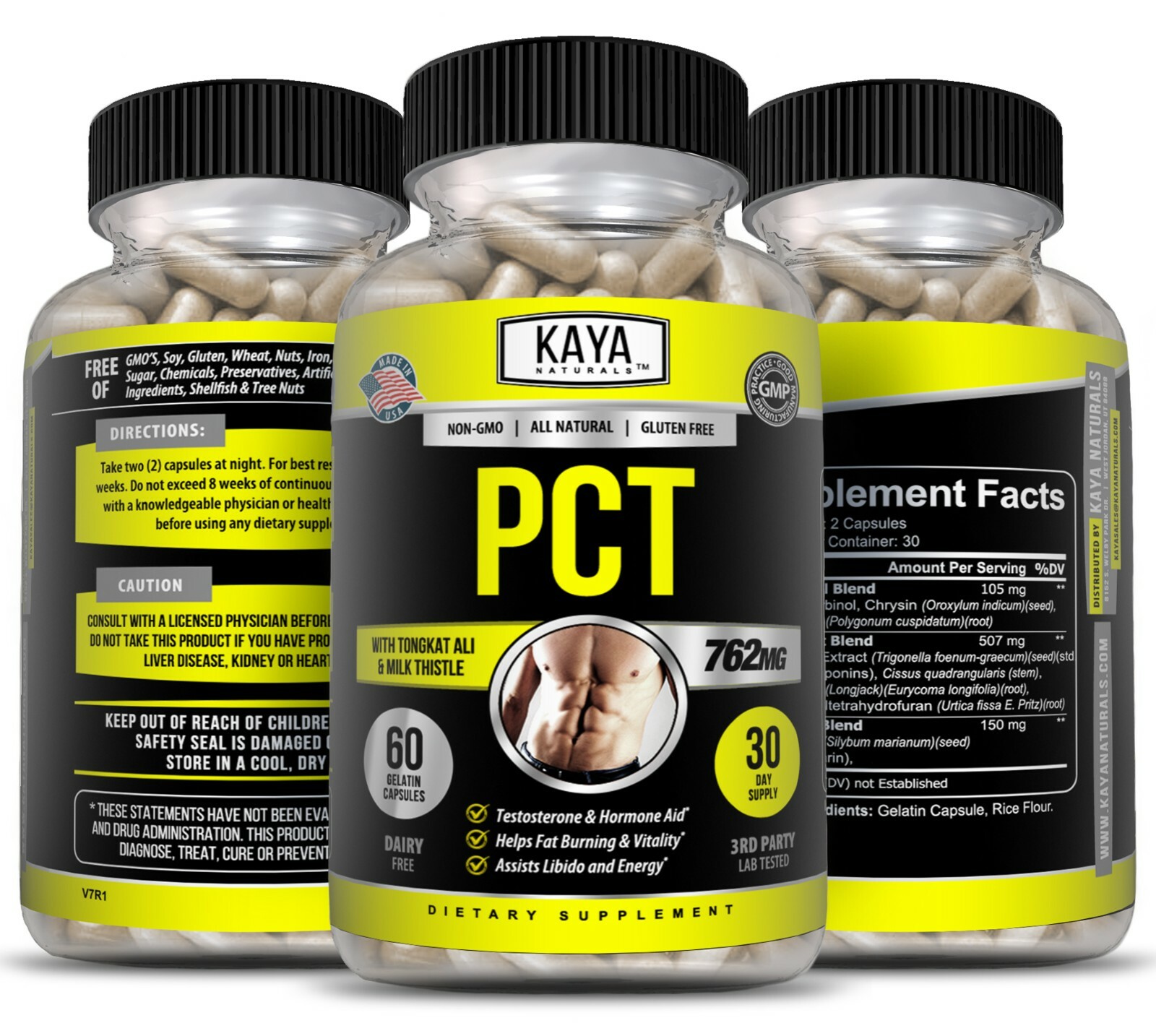 PCT Post Cycle Therapy Estrogen Blocker, Maintain Muscle Restore Natural Balance