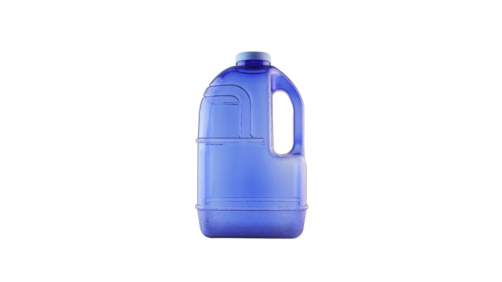 New Wave Enviro 1 Gallon Square BPA Free Bottle with Screw Top Cap and Integr…