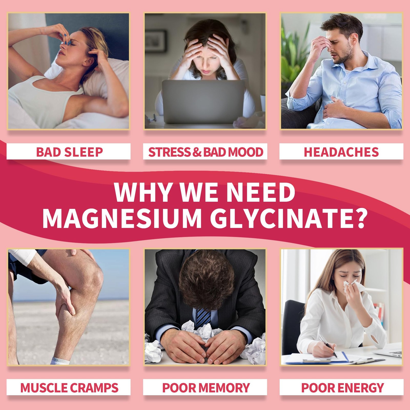 IRIDESICENT Magnesium Glycinate Gummies, Sugar Free 60 Count (Pack of 2)