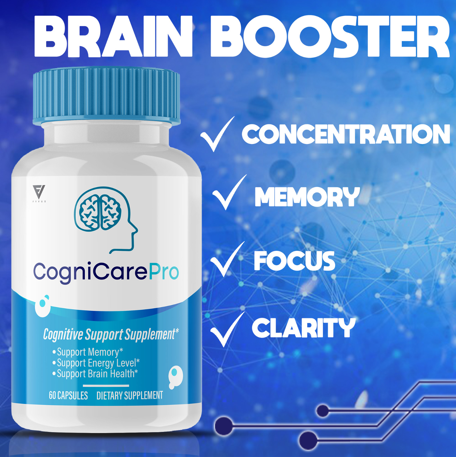 (2 Pack) Cognicare Pro For Brain Health Review, Cogni Care Pills (120 Capsules)