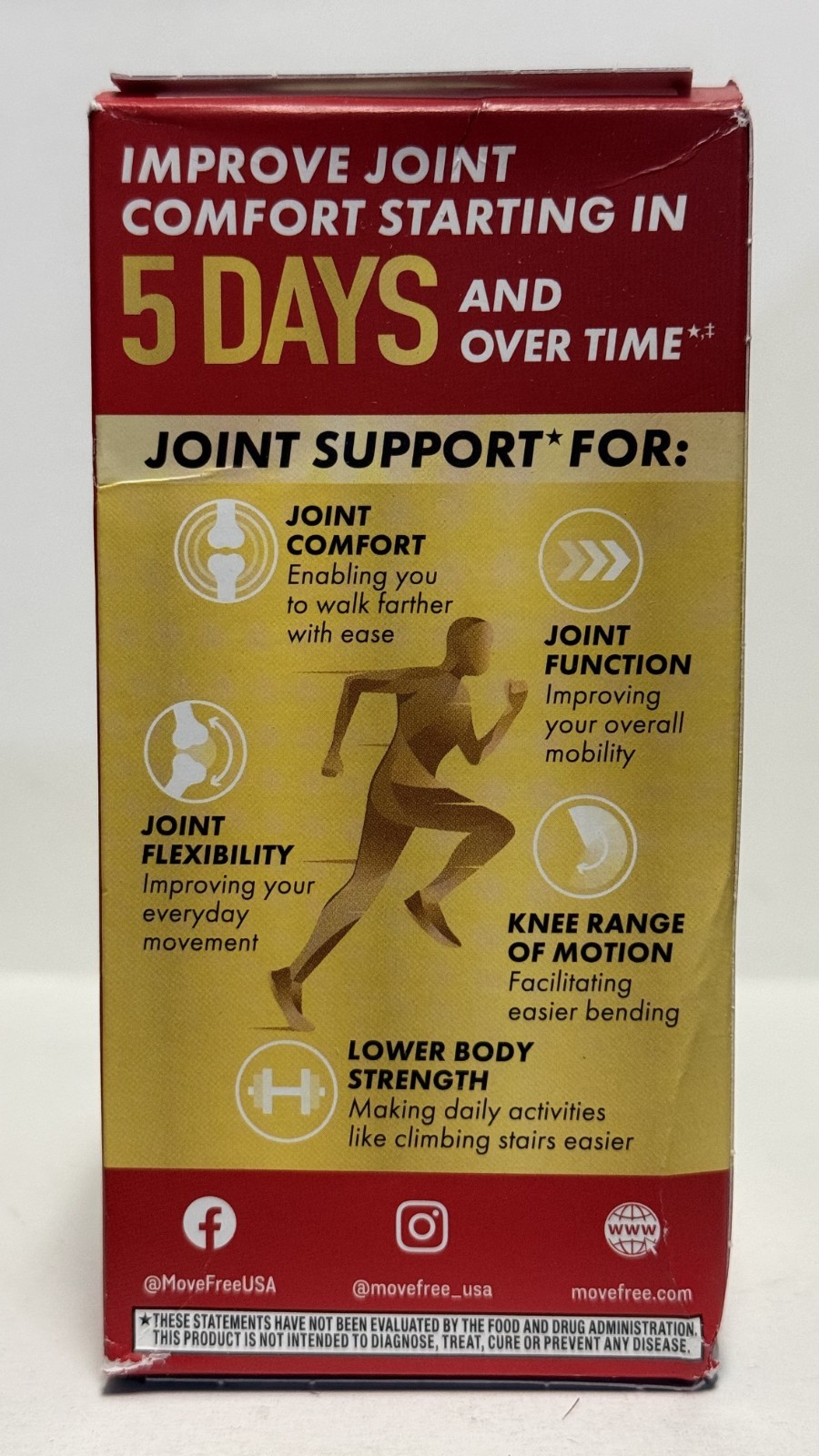 Move Free Advanced 5-Day Joint Support Supt with TamaFlex Exp 01/2027