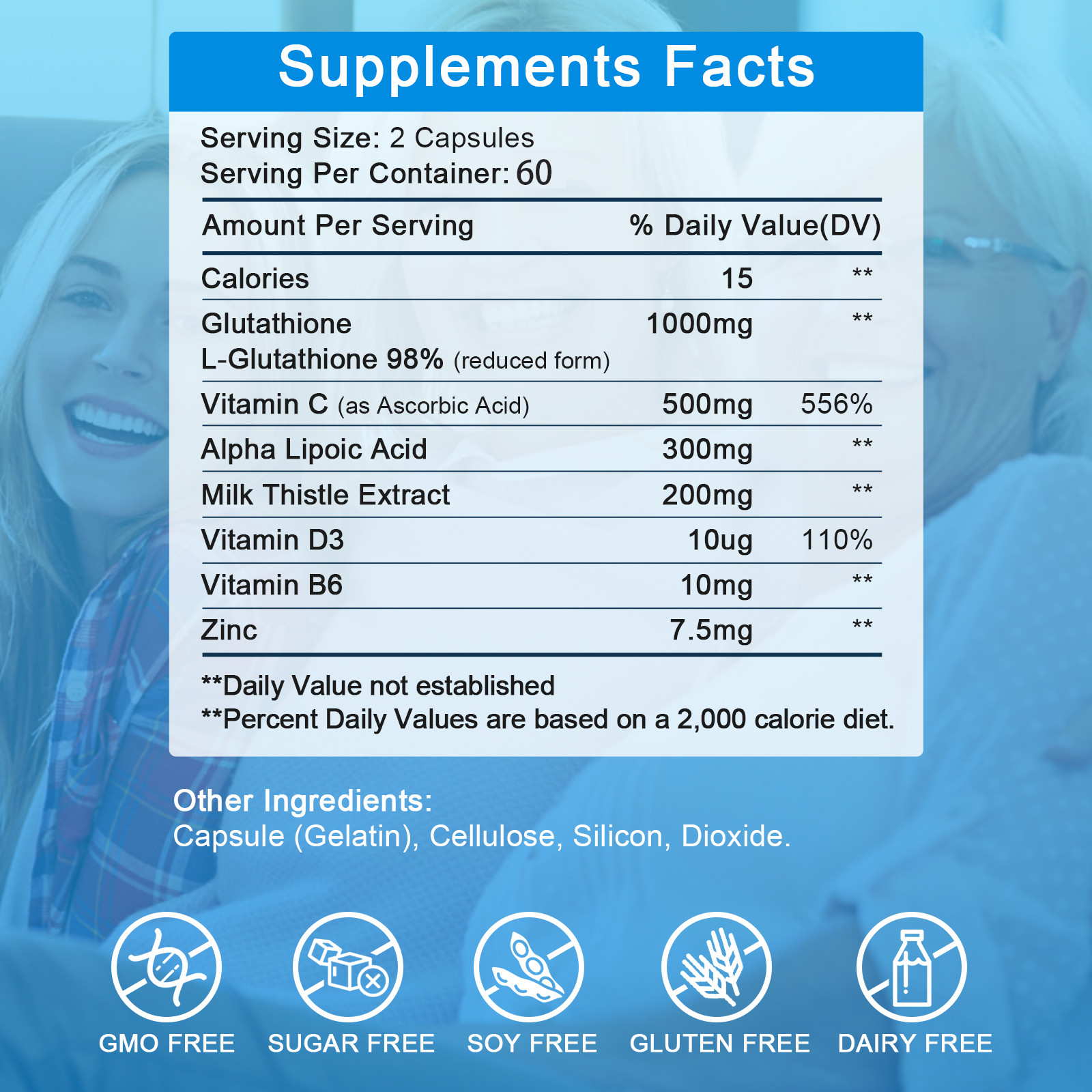 240 Pills Liposomal Glutathione Reduced L-Glutathione Detox – Master Liver Detox