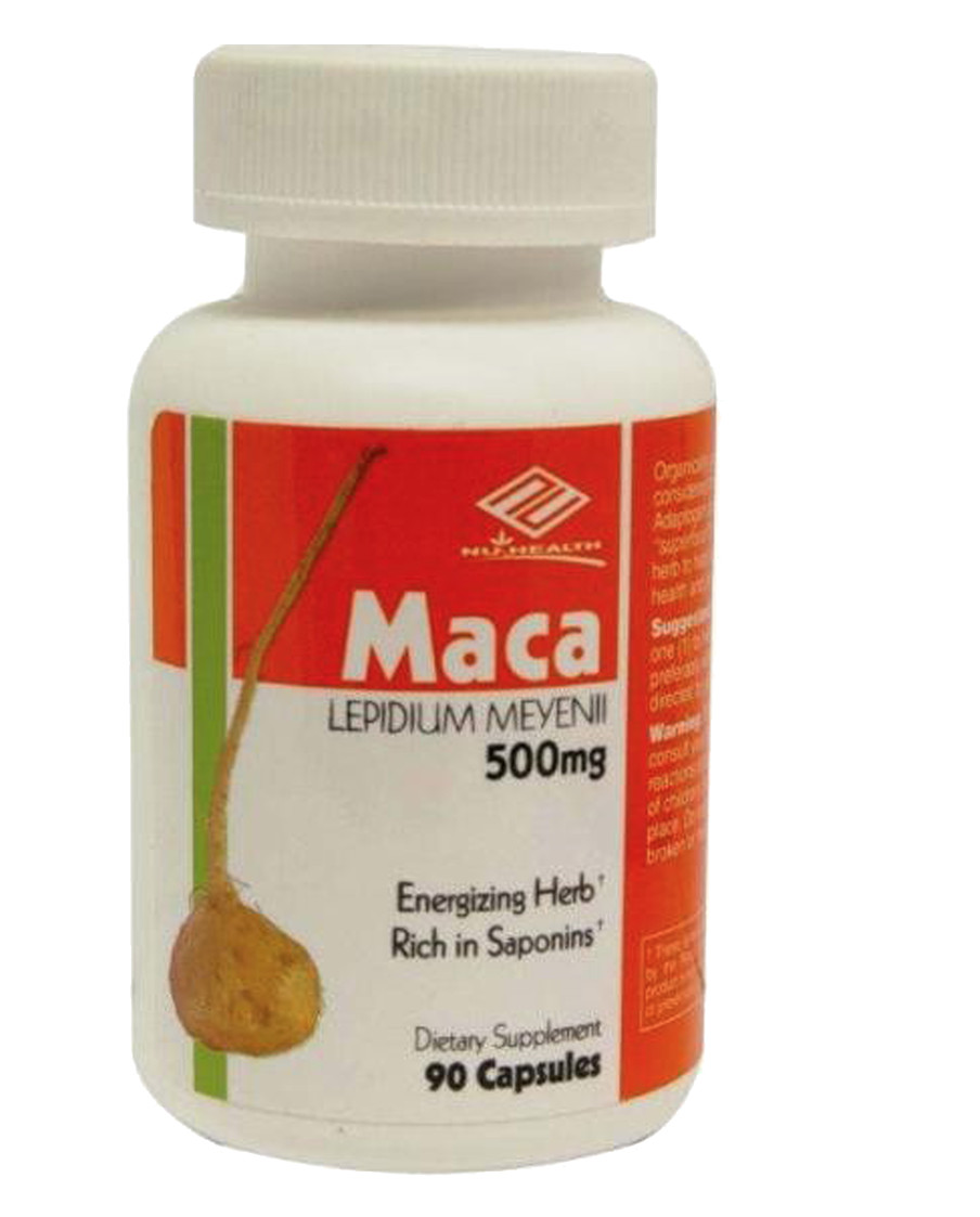 Maca 500 mg 90 Caps Free Shipping NEW Made in USA Nu-Health