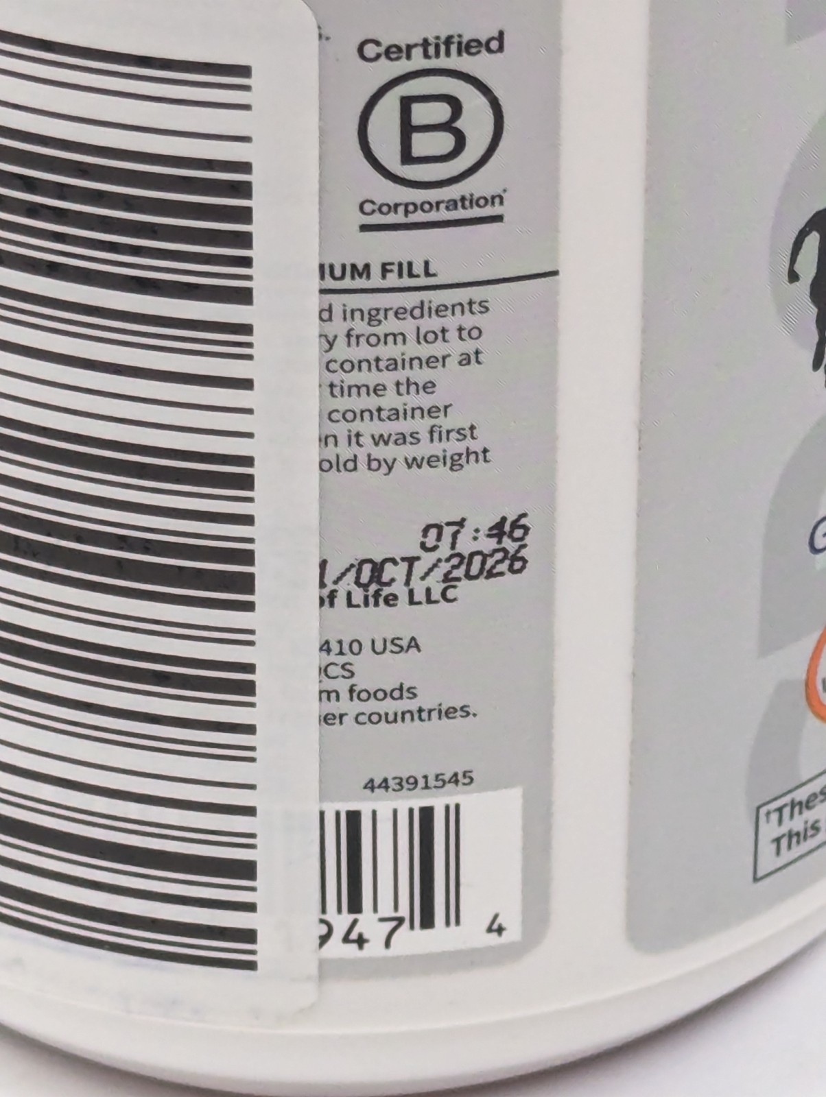 Garden Of Life Sport Plant Base Powder BLACKBERRY LEMONADE 15.8 OZ – EXP 10/26