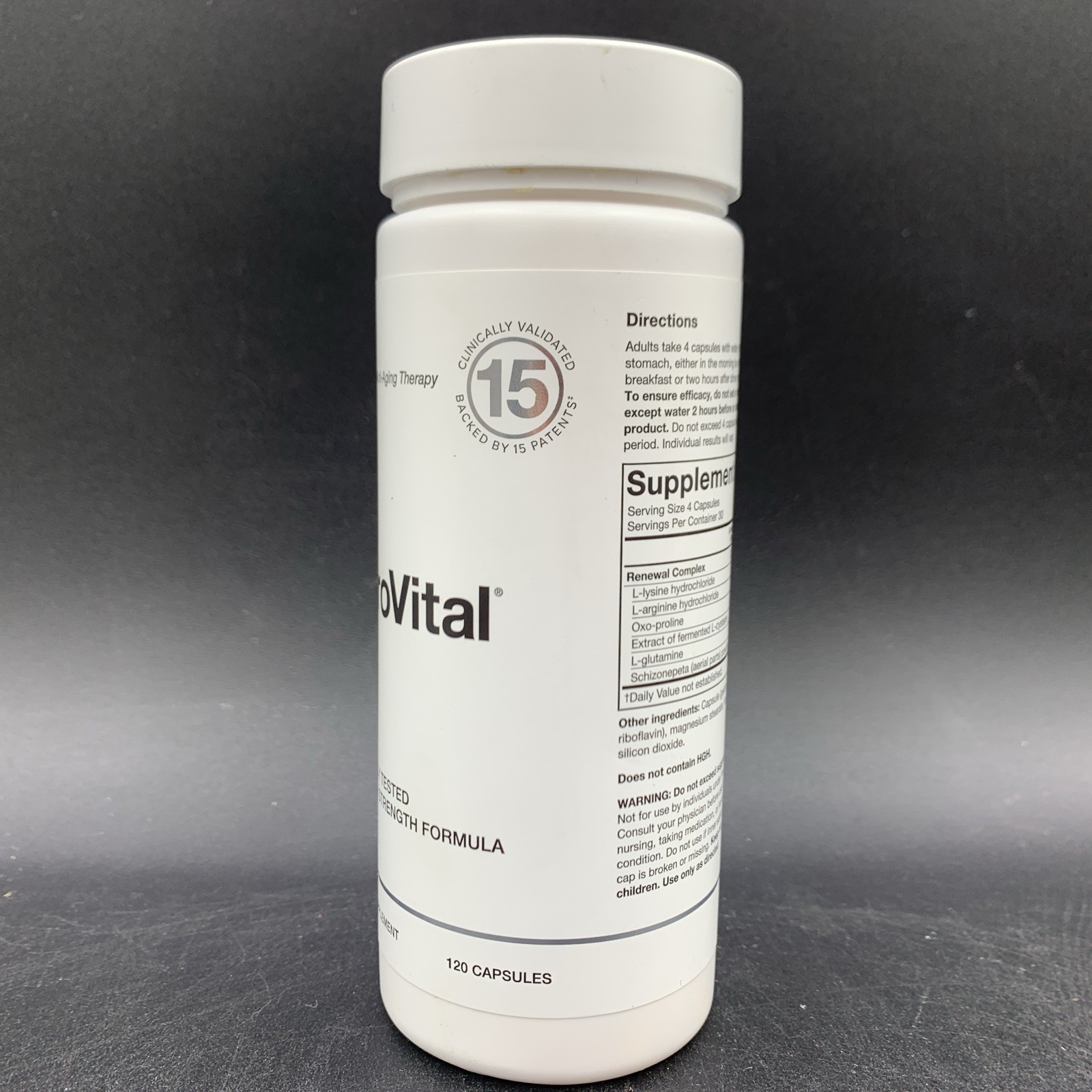 SeroVital Clinically Tested Dietary Supplement 120 Cap. Exp 05/28