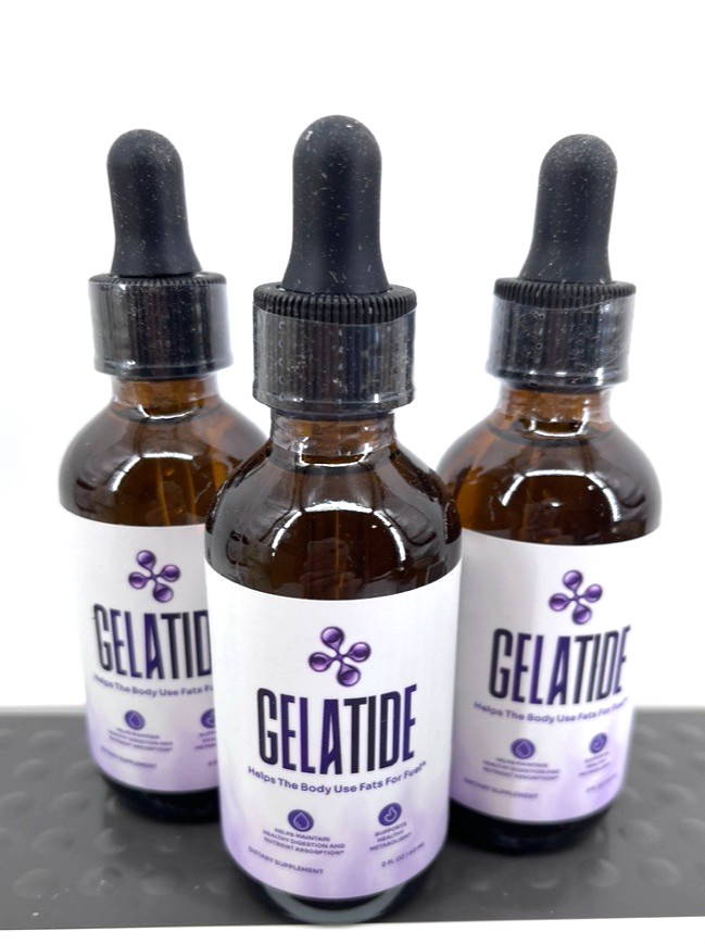 (3 Pack) Gelatide Drops Advanced Health & Fitness Supplement Gela Tide 90 Serves