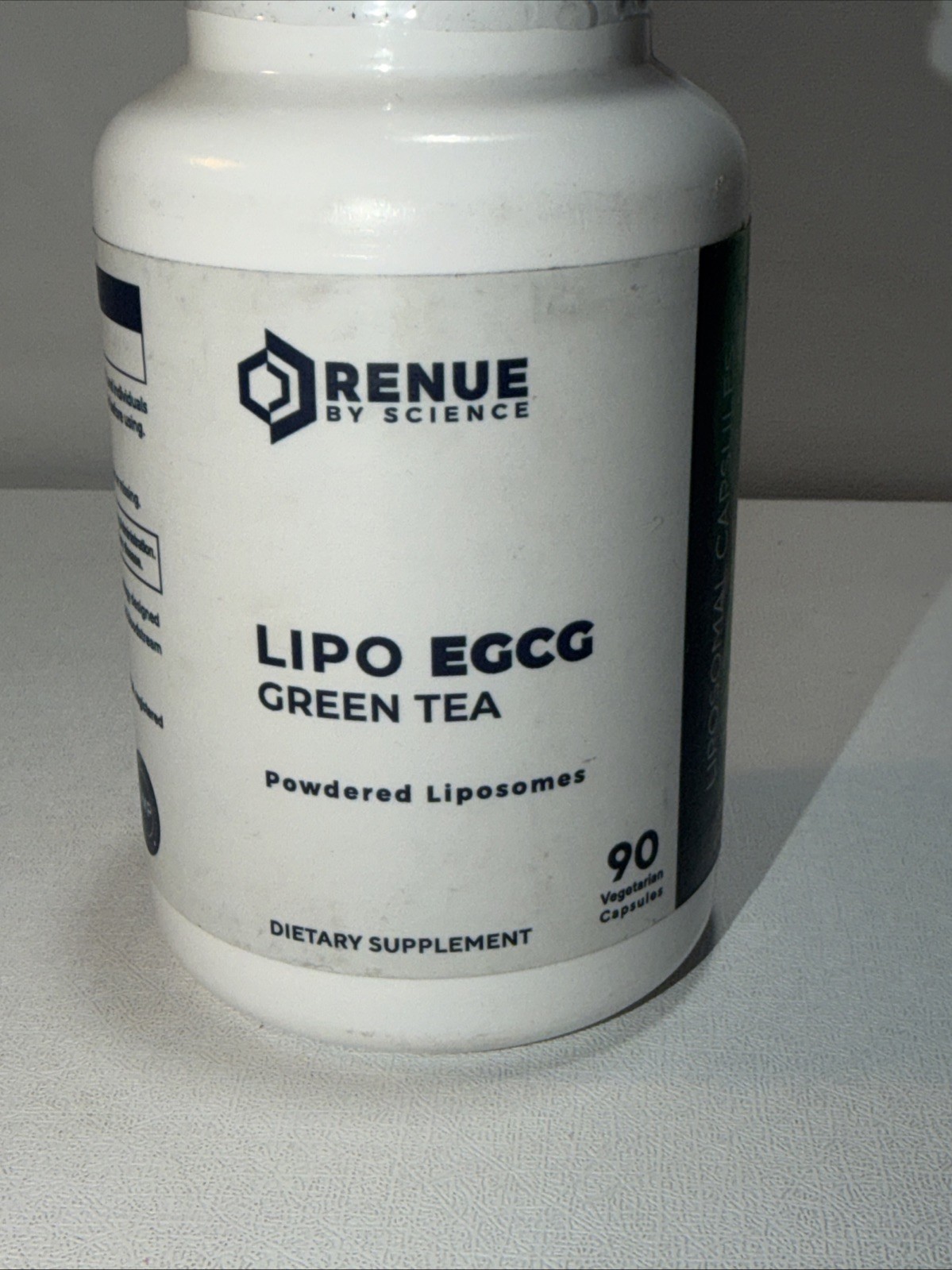Renue By Science LIPO EGCG Green Tea 75mg Liposomal Antioxidant 90 Capsules