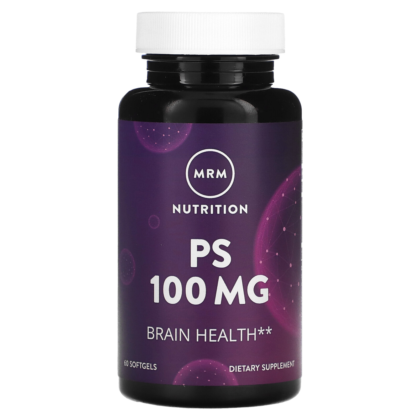 MRM PS Phosphatidylserine 100 mg 60 Softgels GMP Quality Assured
