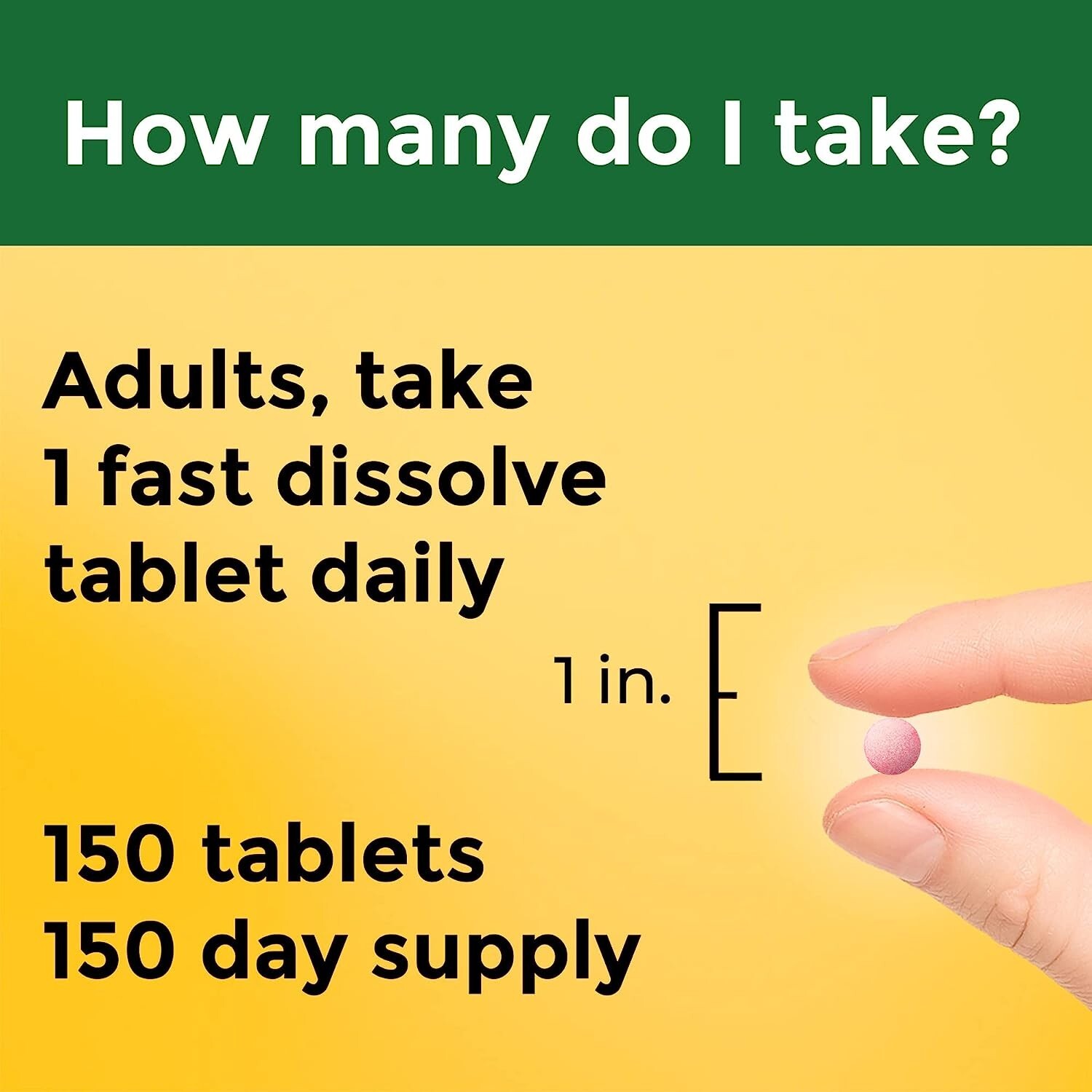 Vitamina B12 1000 mcg, apoyo al metabolismo energético, 150 tabletas