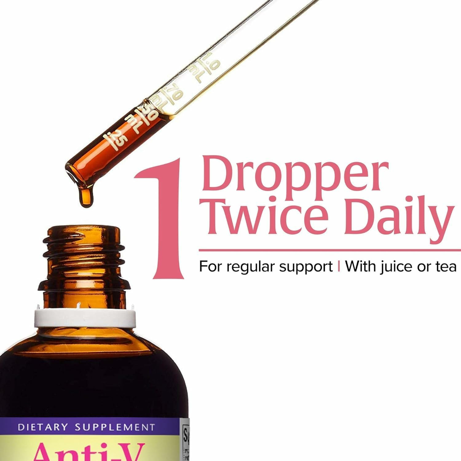 Natural Factors Anti V Liquid Immune Support 3.4 Oz