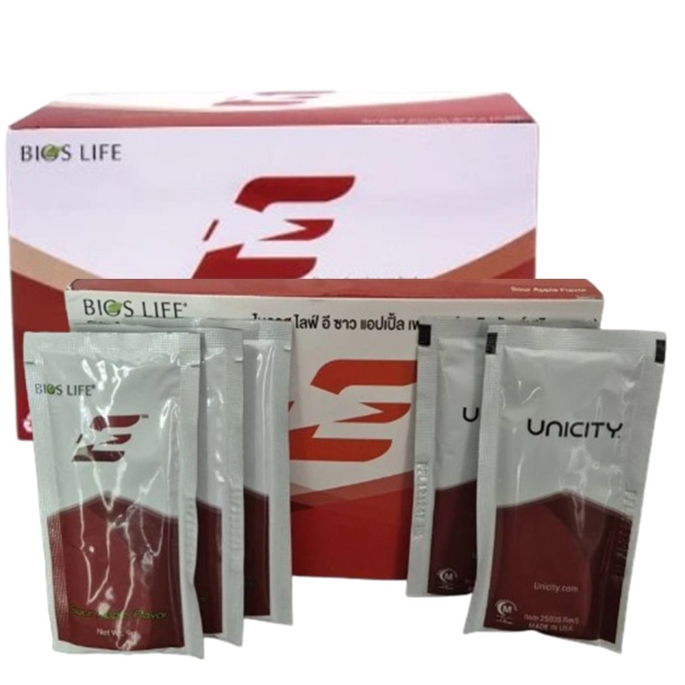 Unicity Bios Life E-Sour Apple flavor Dietary Supplement Wellness Health 30 Sach