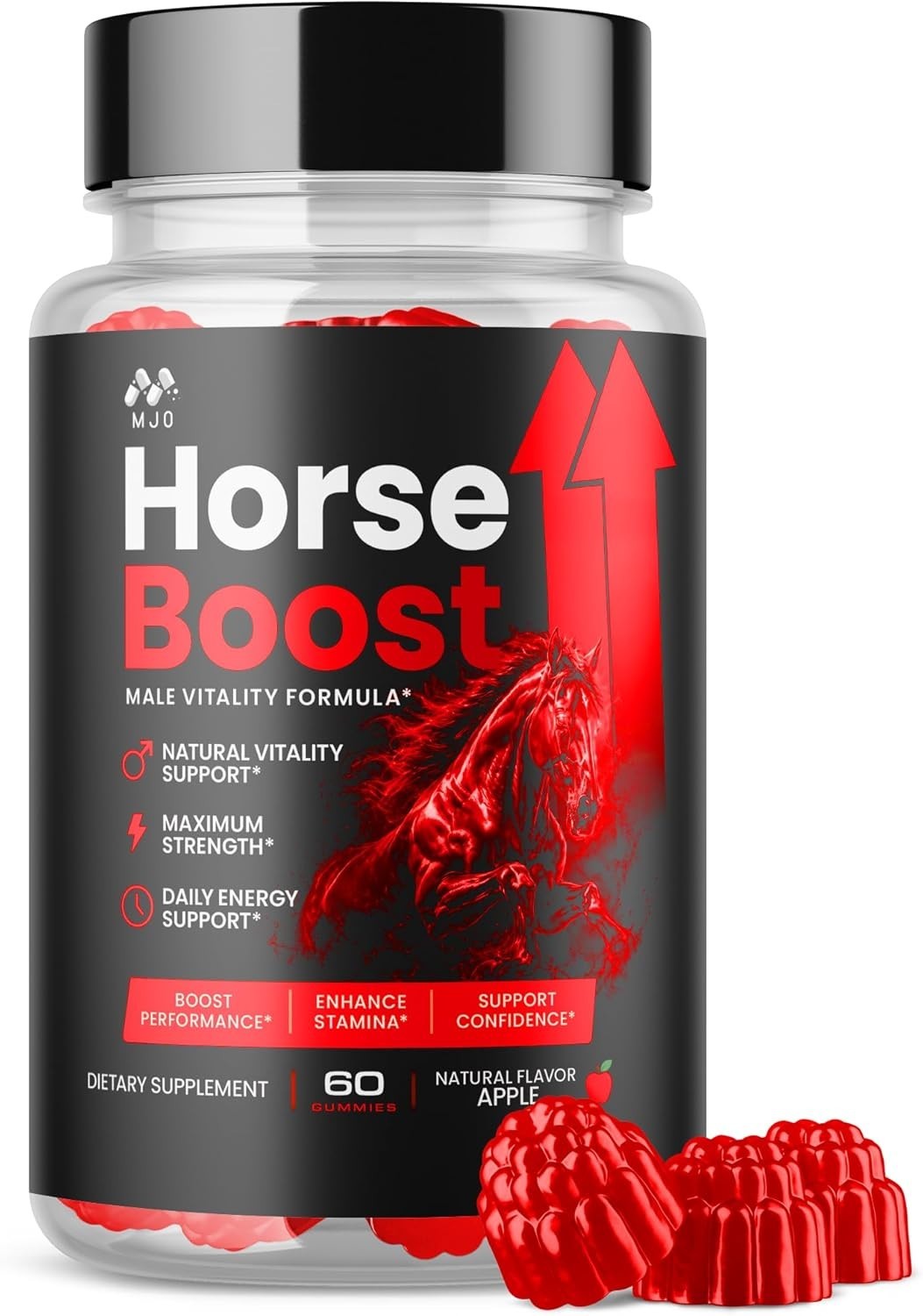 Horse Boost Gummies Male Performance, Vitality & Stamina Support Supplement