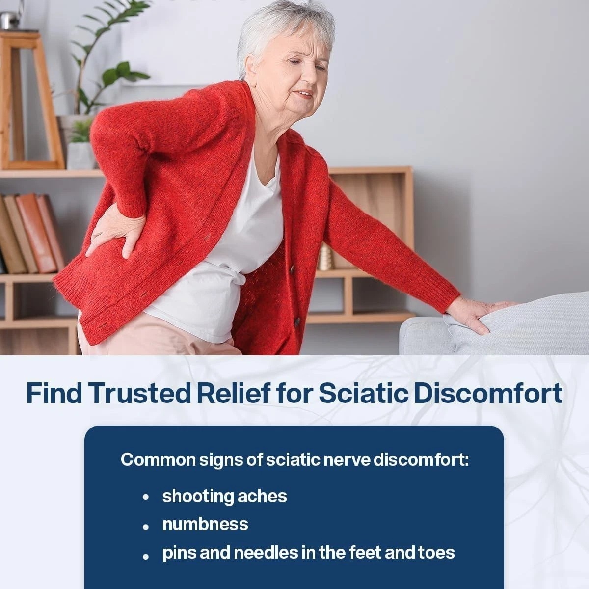 SciatiEase SciatiComfort Spine and Disc Support 60 Count (Pack of 3)