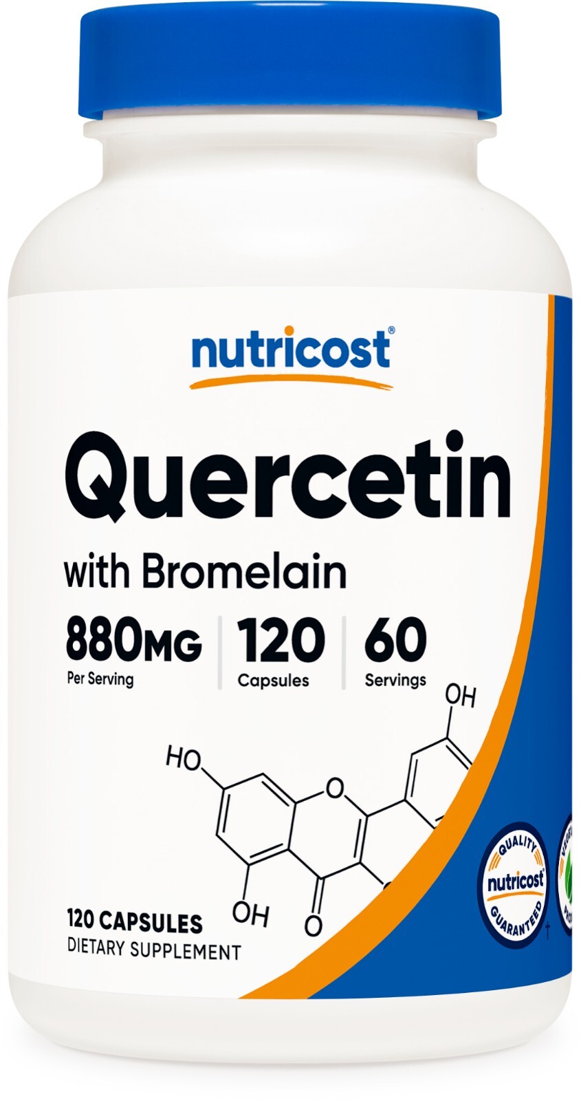Nutricost Quercetin with Bromelain, 120 Capsules, 60 Servings