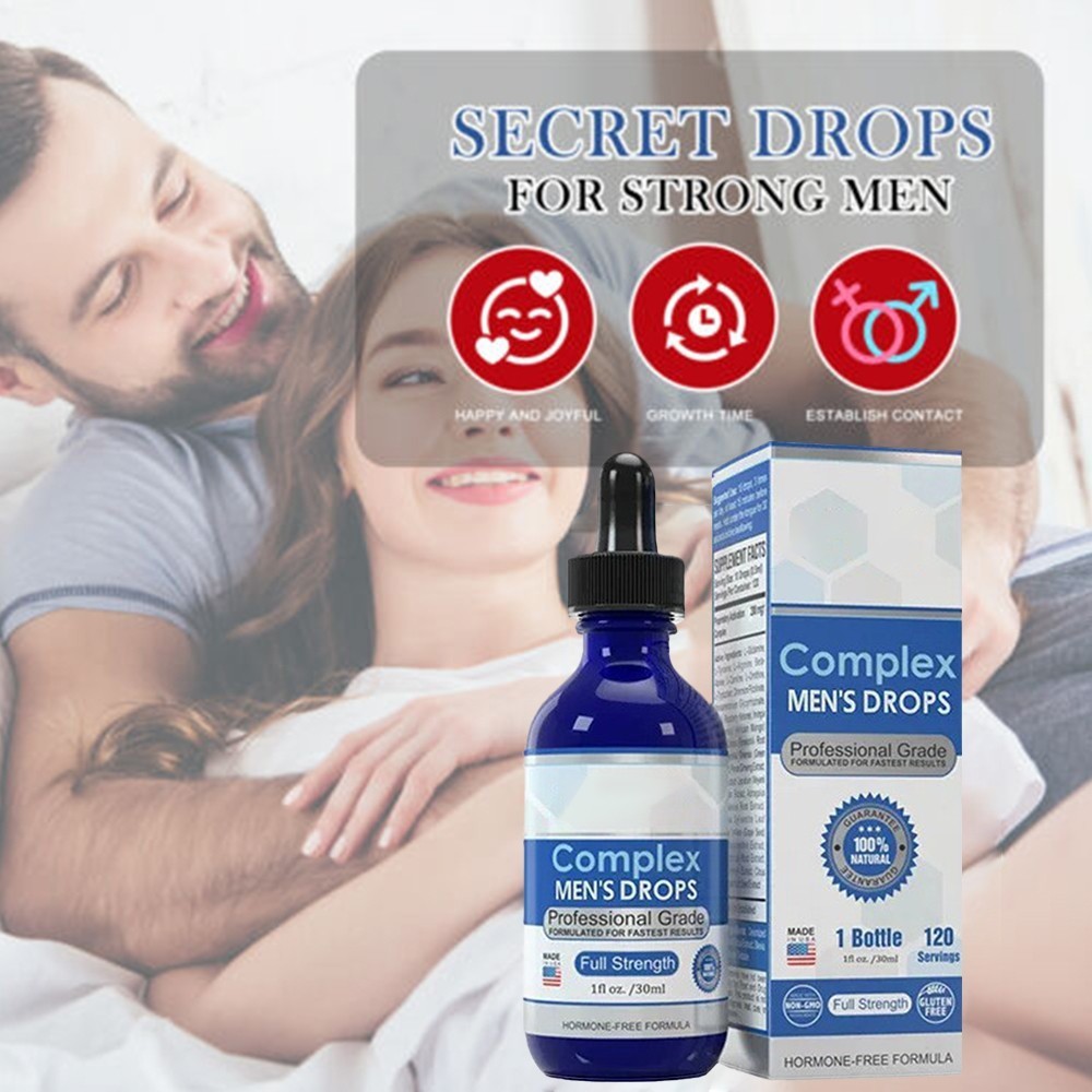 USA Complex Men’s Drops Secret Drops for Strong Men,Male Supplement Drops 30ML