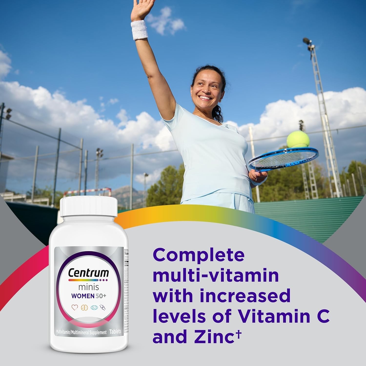 Centrum Minis Silver Women’s Multivitamin for Women 50 280 Count (Pack of 1)