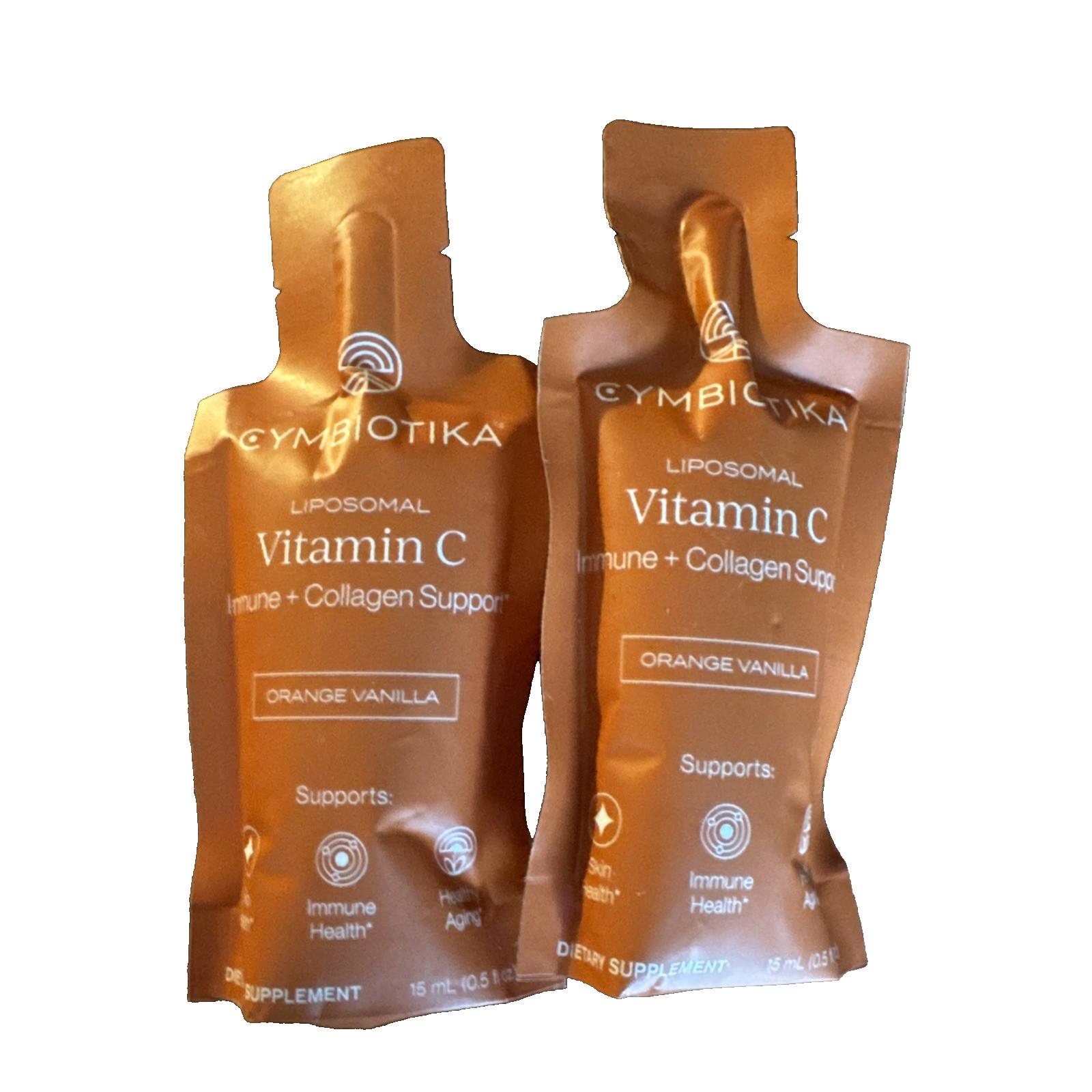 Cymbiotika Liposomal Vitamin C 1000mg Single Dose 0.5oz 2 Pack NEW