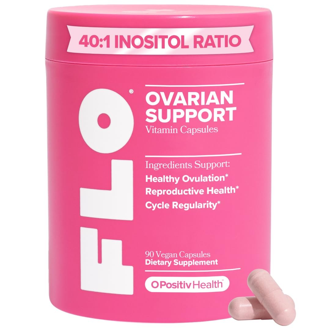 FLO Ovarian Health Support – Hormone Balance for Women, Supplement with DIM, …