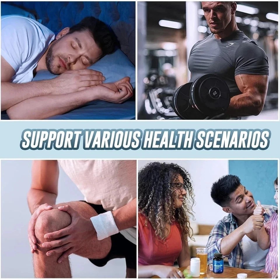 Magnesium 7 Complex Supplement Advanced | Sleep, Muscle & Nerve Support, 60 Caps