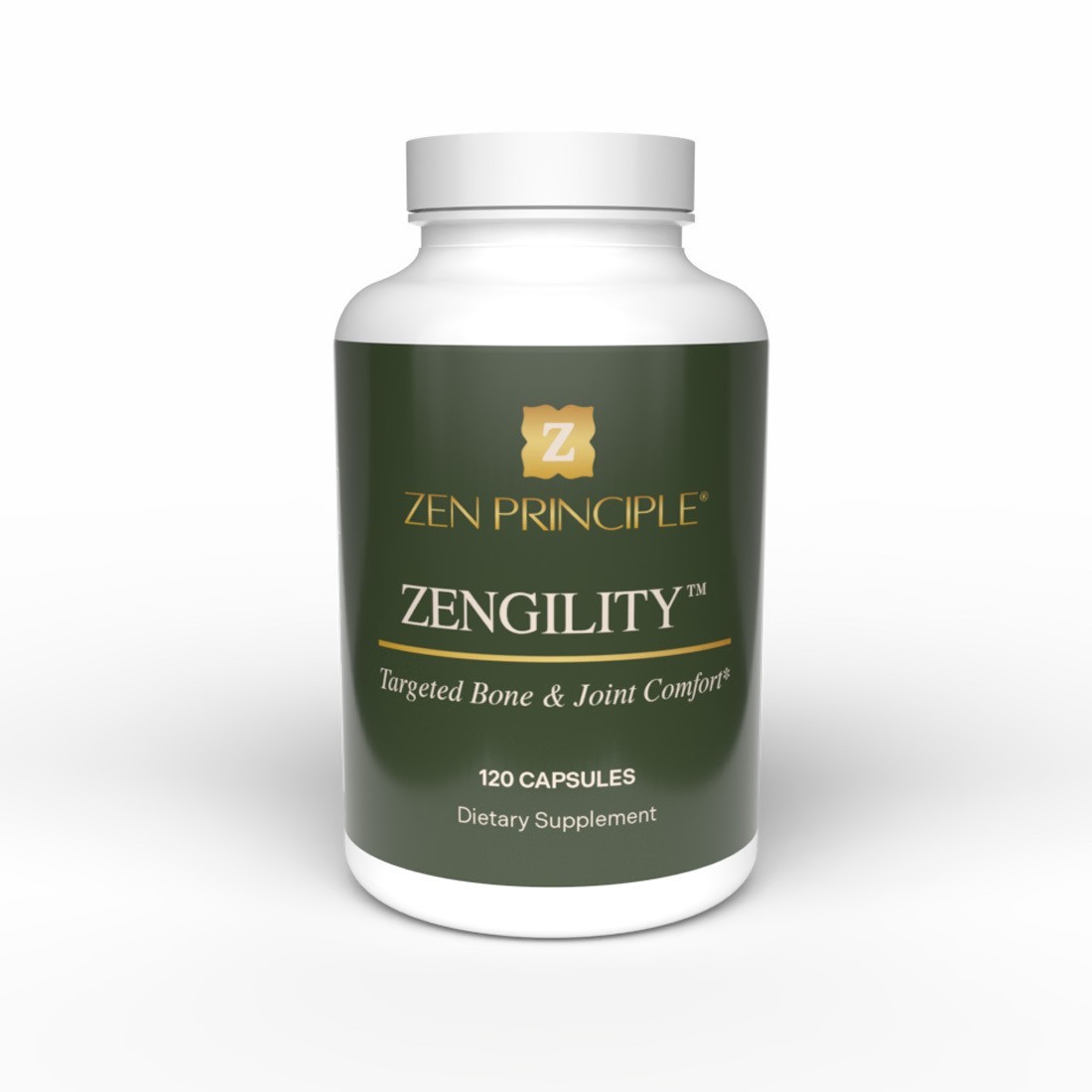 Zen Principle Zengility™ Bone & Joint Health Supplement – 120 Capsules.