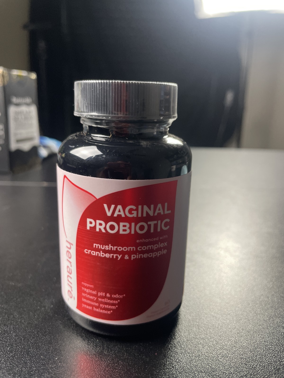 Heraure Vaginal Probiotic Mushroom Complex Cranberry Pineapple Womens Health 60