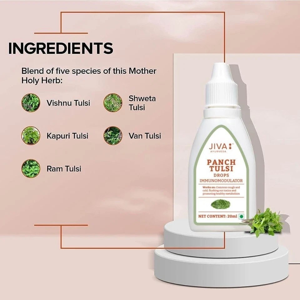 Tulsi ( Holy Basil ) Drops | Boost Immunity & Healthy Metabolism (pack of 2) A64