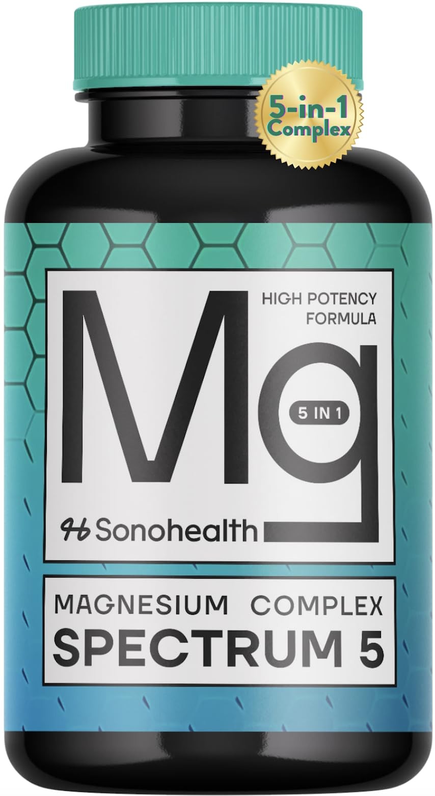 Sonohealth Spectrum 5 Magnesium 5-In-1 Complex 72 Trace Minerals For Enhanced