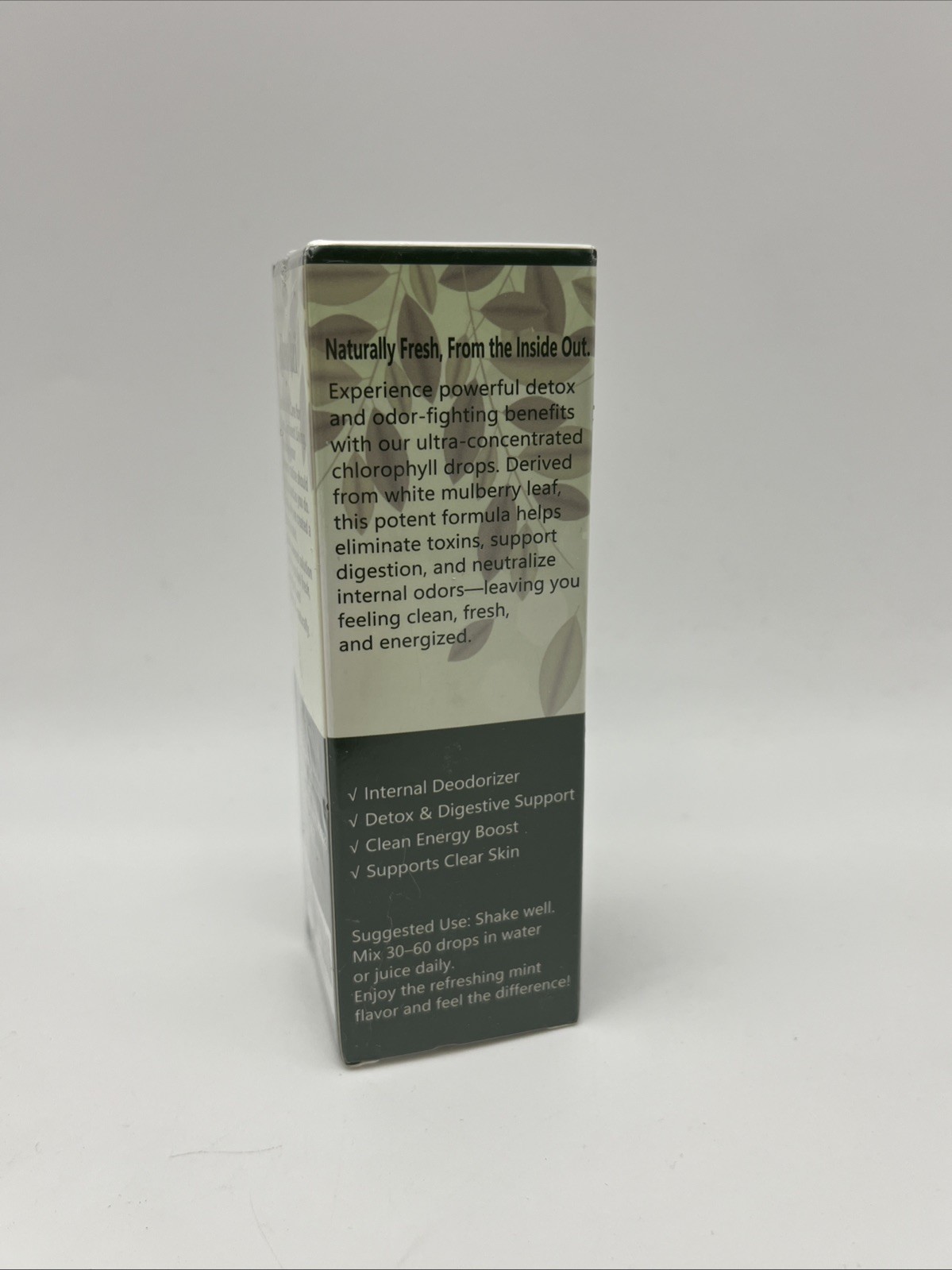 Ruolai Ultra-Concentrated Chlorophyll Drops 5X Strength Natural Mint 2 fl oz