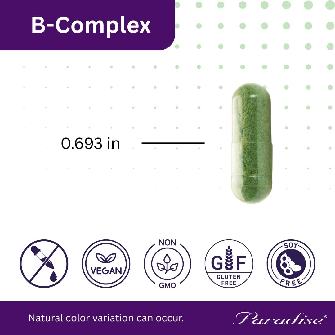 Paradise Herbs, Earth’s Blend B-Complex, Methylated, Enzymatically Active Forms