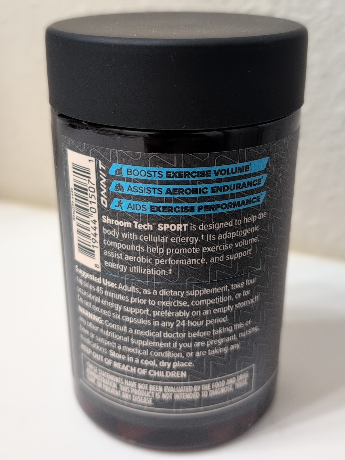 ONNIT Shroom Tech Sport Pre-Workout Energy Support Capsules 84 Caps EX 09/26 NEW