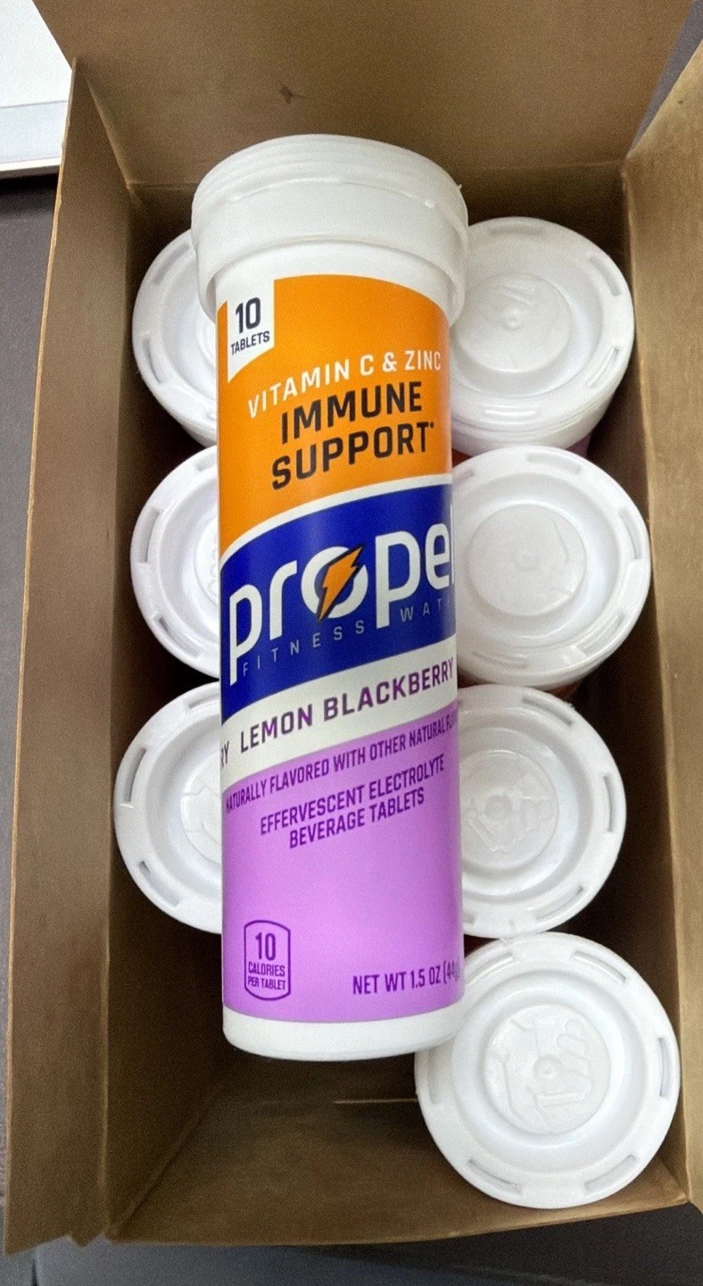 Lot of 16 Propel Immune Support Tablets Lemon Blackberry 160ct Total 07/16/26