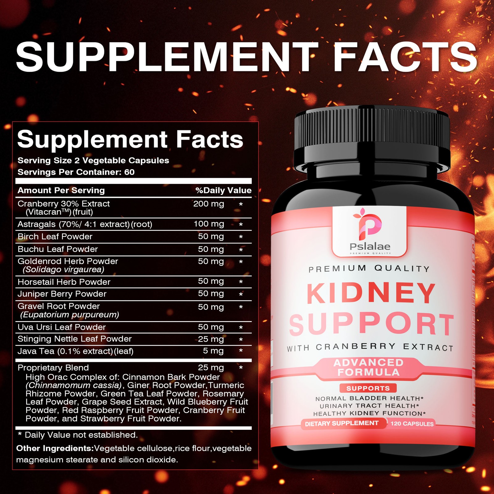 Kidney Support – Bladder Health,Urinary Tract Health,and Healthy Kidney Function