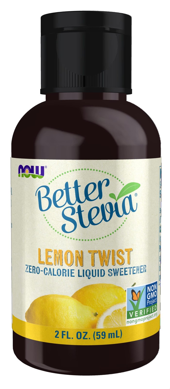 Now Betterstevia Lemon Flavor Sugar Substitute 2 Fl Oz Zero Calorie Keto Vegan