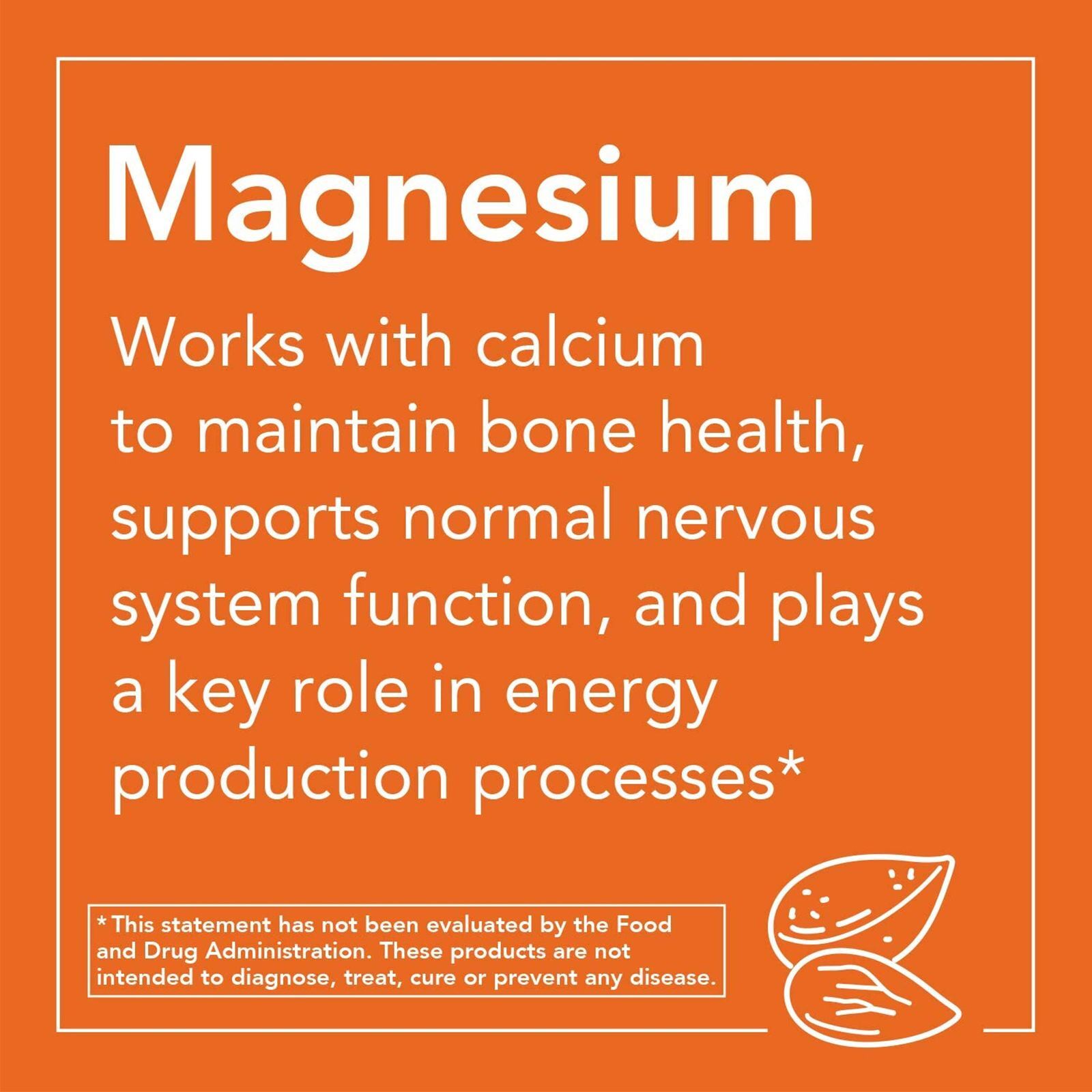 NOW FOODS Magnesium 400 mg 180 Veg Capsules