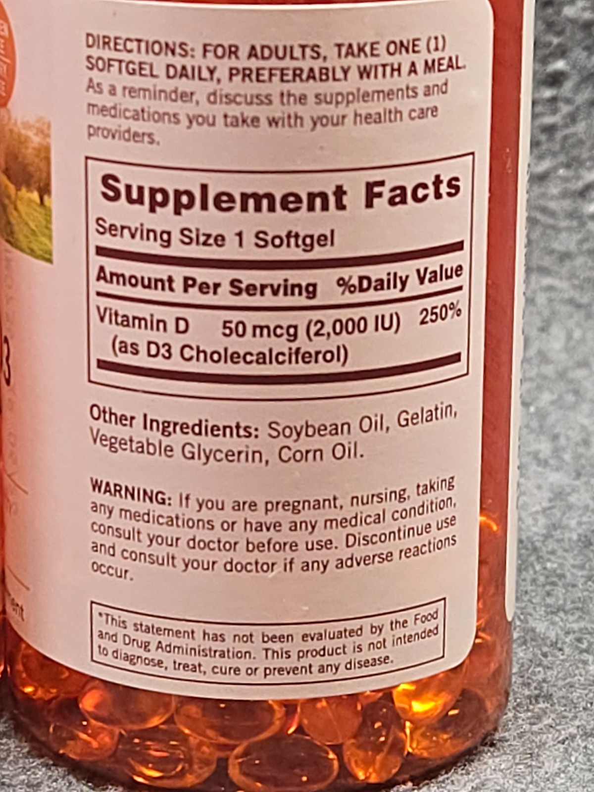 Lot 2 Sundown Vitamin D3 50mcg 2000IU 150softgels Each Bottle. EXP 06/2026