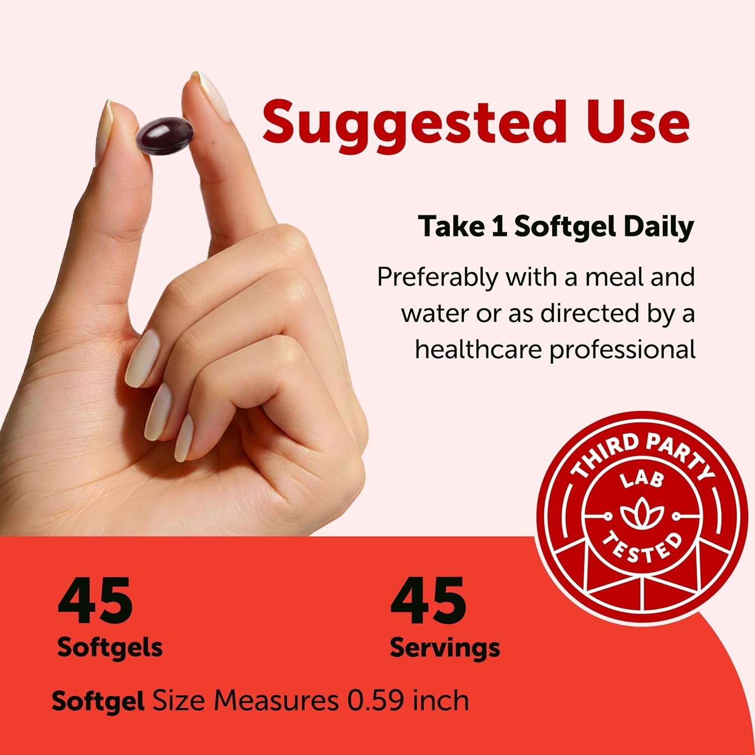 Astaxanthin 12mg with MCT Oil, 45 Softgels | Astaxanthin Antioxidant Supplem…