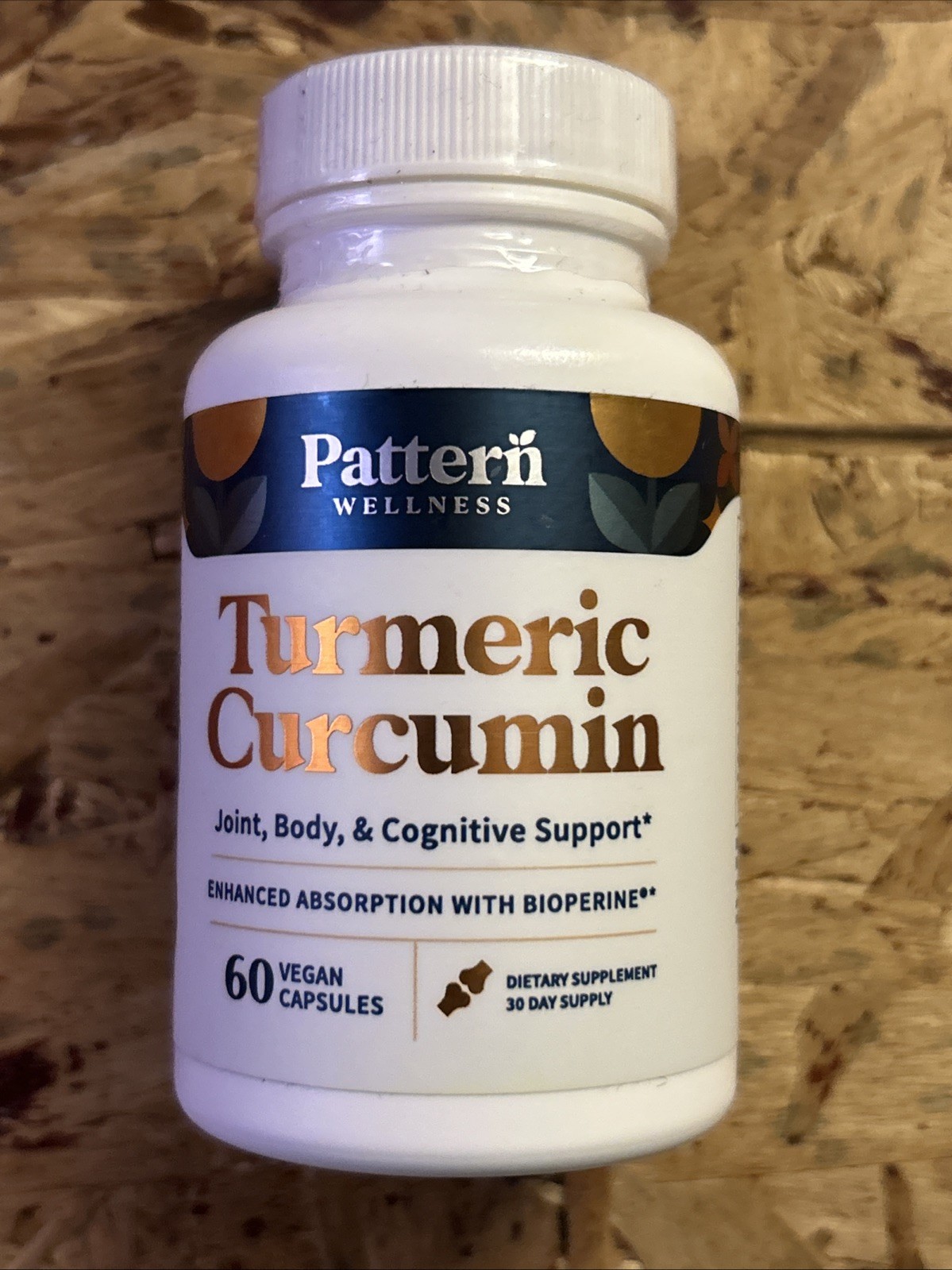 Pattern Wellness Turmeric Curcumin 1300mg – 60 Caps – Best By: 02/26