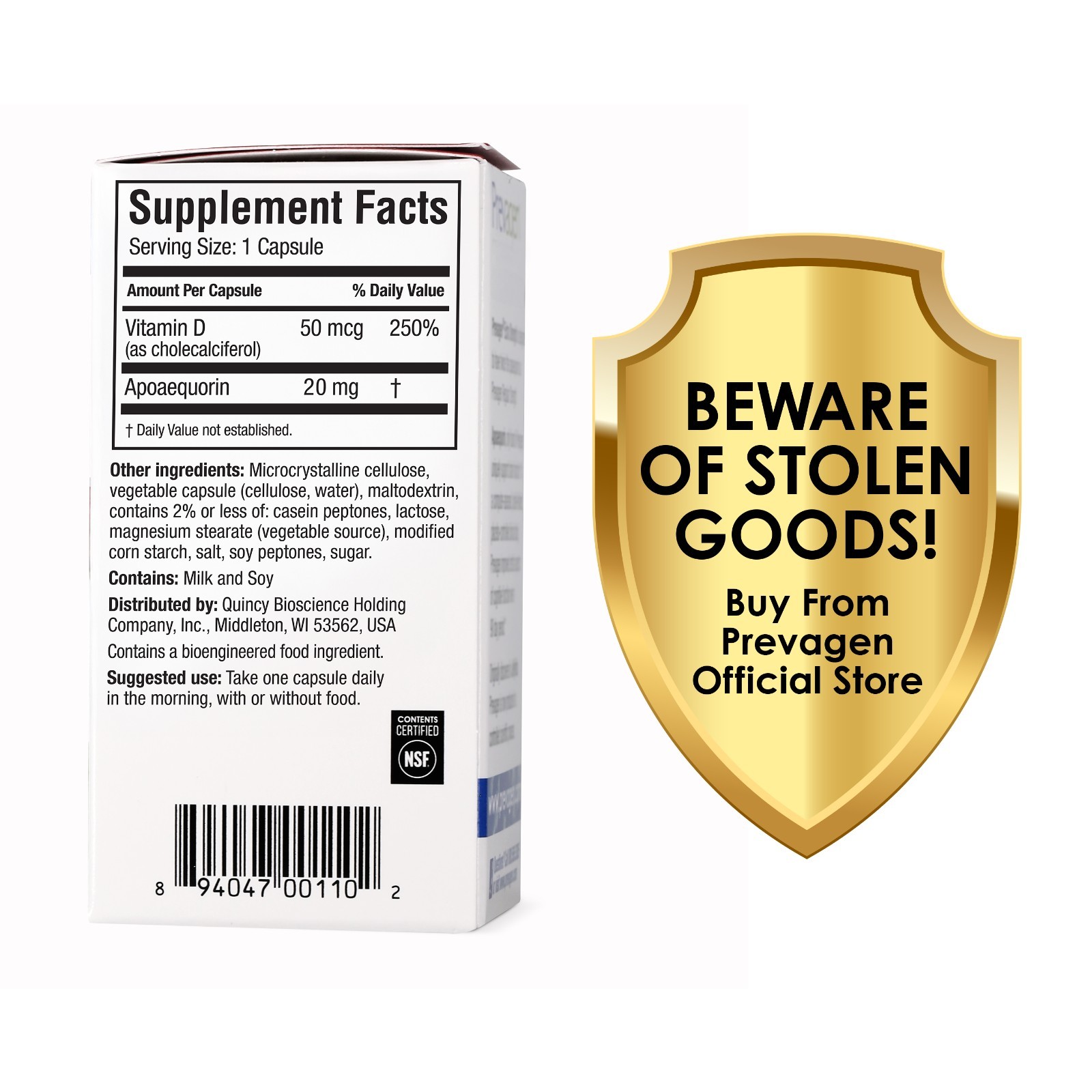 Prevagen Extra Strength 20mg Capsules – 30 Count