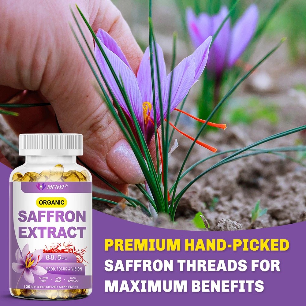 Saffron Extract 240 Softgel – Weight Loss Appetite Suppressant Saffron Capsules
