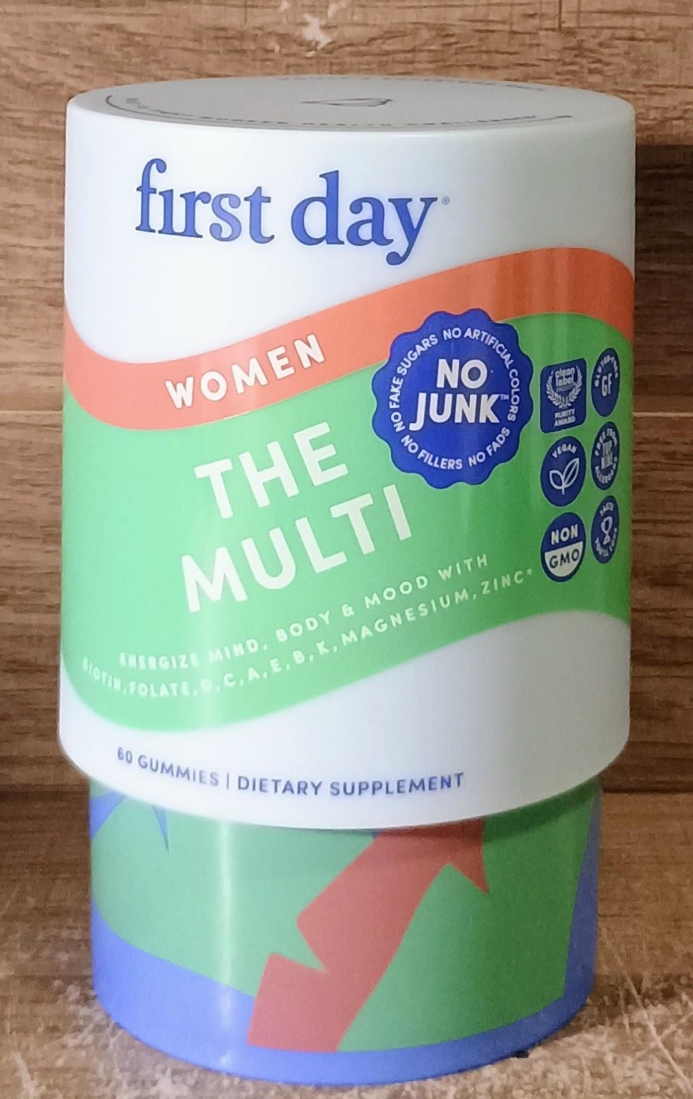 First Day Women’s Multivitamin Gummies 60 Non-GMO No Artificial Colors 04/2027