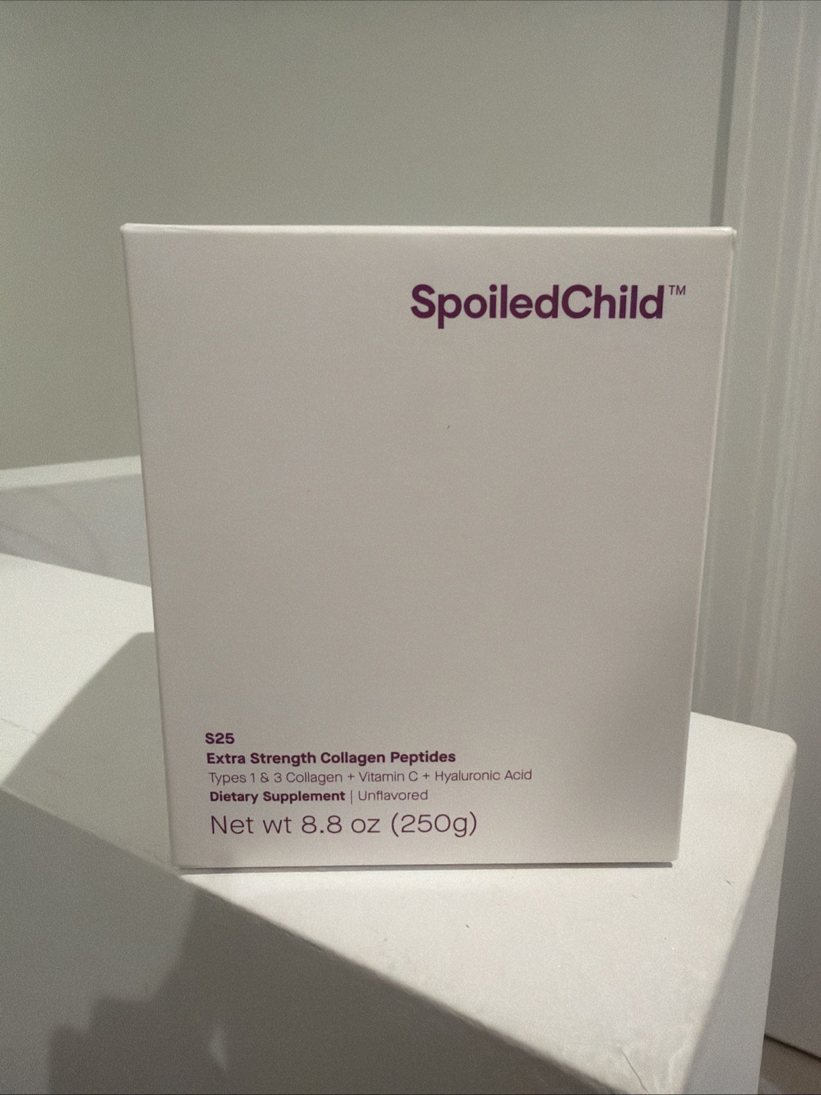 Spoiled Child S25 Extra Strength Collagen Peptides Powder 8.8oz Unflavored NIB