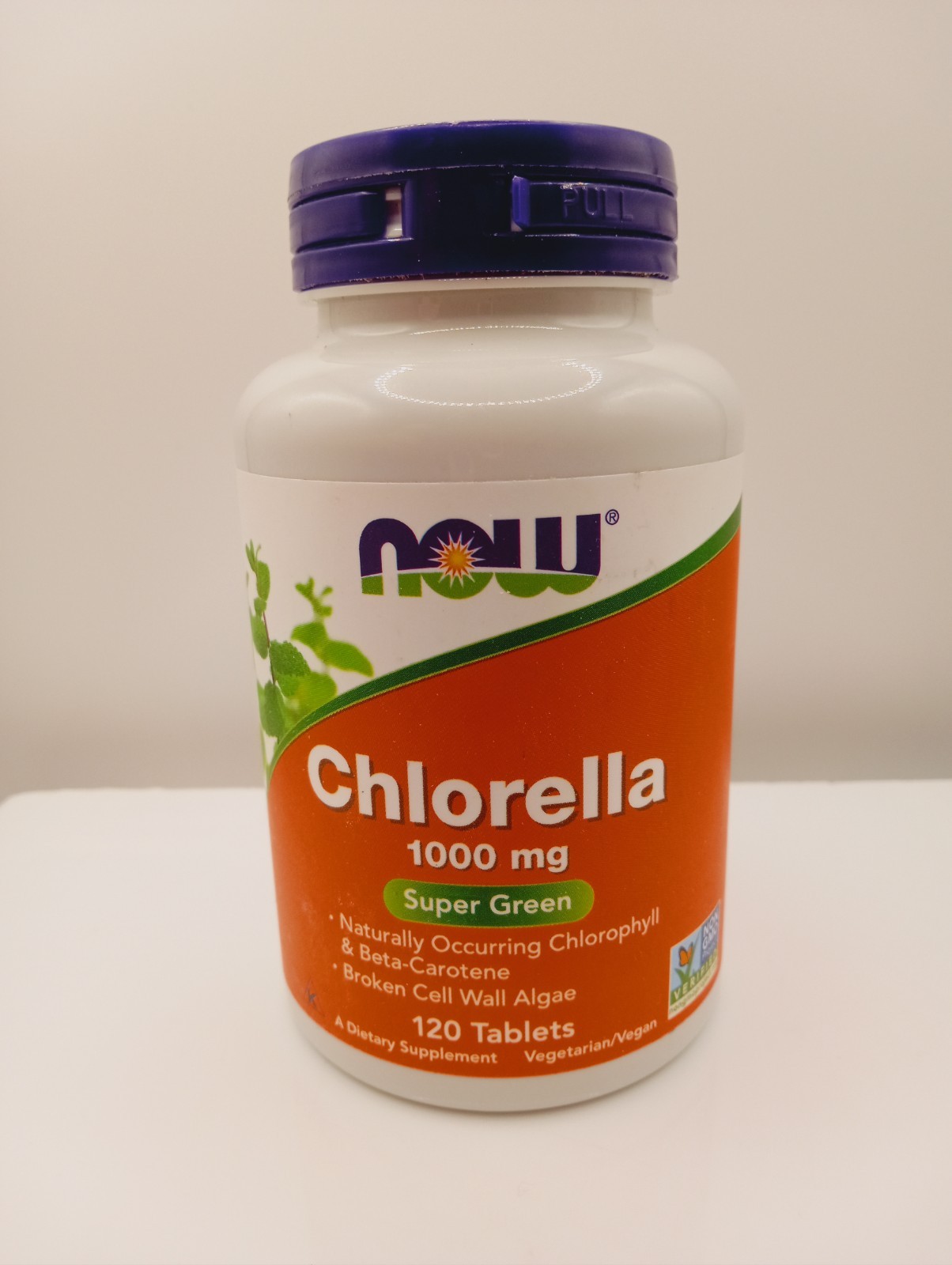 NOW FOODS Chlorella 1000 mg 120 Tablets Exp 1/2027